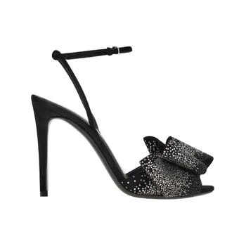 Salvatore Ferragamo | Women
s Double Bow Sandals In Black
