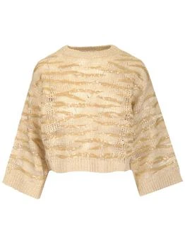 Brunello Cucinelli | Brunello Cucinelli Sequin Embellished Knitted Jumper