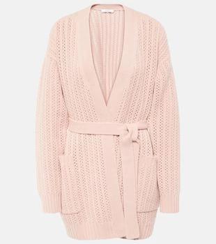 Max Mara | Belted wool and cashmere cardigan