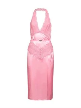 Gucci | GUCCI | Pink silk satin midi dress | Women | M