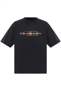 Balenciaga | T-shirt with a crinkled effect