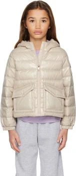 Moncler | Big Kids Beige Small Ela Down Jacket