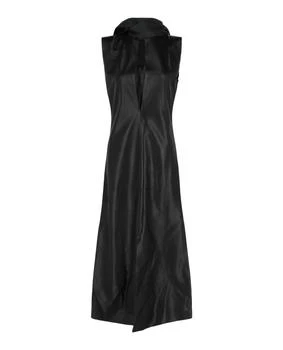Givenchy | Lavalliere Leather Midi Dress