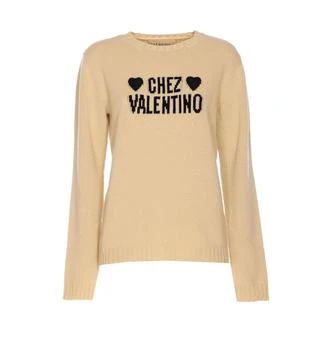 Valentino | Valentino Heart Embellished Crewneck Jumper