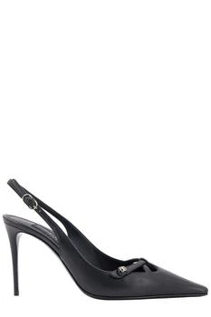 Dolce & Gabbana | Dolce & Gabbana DG Logo Plaque Slingback Pumps