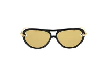 Bottega Veneta | Bottega Veneta Eyewear Aviator Frame Sunglasses