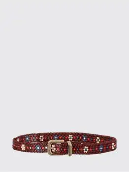 ETRO | Braided Calf Leather Belt with Beads Etro