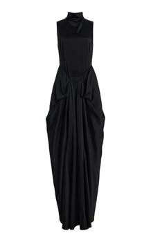 Stella McCartney | Stella McCartney Draped Satin Gown - Moda Operandi