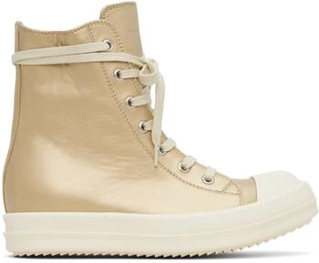 Rick Owens | Gold Hollywood Sneakers