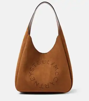 Stella McCartney | Logo Large faux suede tote bag