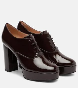 Gianvito Rossi | 70 lace-up leather platform pumps