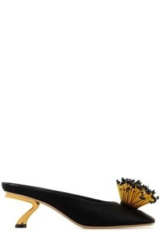 Salvatore Ferragamo | Ferragamo Safi Embellished Heel Mules