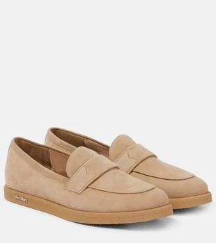 Max Mara | Softmoc suede loafers