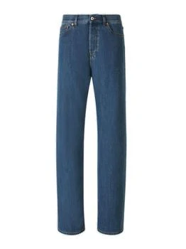 Valentino | Valentino Garavani Logo Patch Straight-Leg Jeans