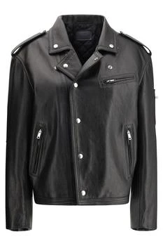 Prada | Prada Leather Biker Jacket