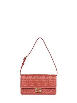 Fendi | FENDI | Brown Wallet On Chain Baguette minibag | Women | PZ
