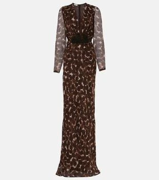 Dries Van Noten | Printed silk gown