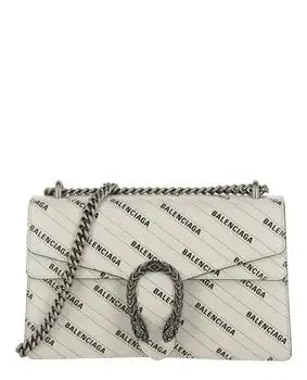 Gucci | X Balenciaga Logo Print Dionysus Shoulder Bag
