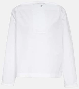Jil Sander | Cotton poplin pleated top
