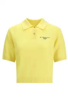 Givenchy | Givenchy Paris 1952 Embroidered Knit Polo Top