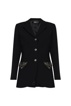 Versace | Versace Embellished Single-Breasted Blazer