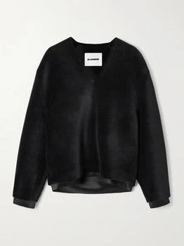 Jil Sander | Layered Velvet And Satin Blouse  - DK38