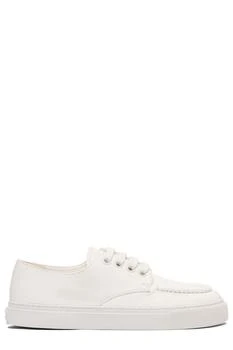 Prada | Prada Logo-Embossed Lace-Up Shoes