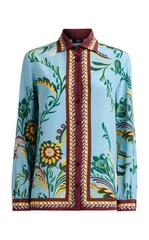 ETRO | Etro Printed Silk Shirt - Moda Operandi