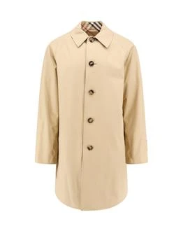 Burberry | Burberry Check-Pattern Buttoned Reversible Trench Coat