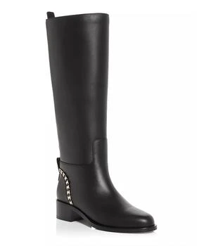 Salvatore Ferragamo | Women
s Vara Chain Knee-High Boots In Black