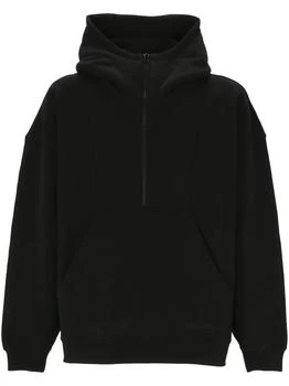 Yves Saint Laurent | Saint Laurent Half-Zipped Long-Sleeved Hoodie