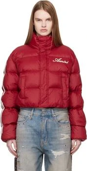 AMIRI | Red Bones Cropped Down Jacket