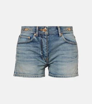 Versace | Mid-rise denim shorts