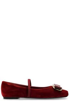 Salvatore Ferragamo | Ferragamo Velvet Ballet Flats