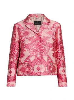 ETRO | Medallion Brocade Crop Jacket