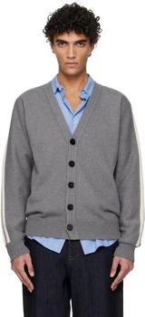 Jil Sander | Gray Cashmere Cardigan