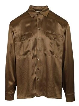 Yves Saint Laurent | Saint Laurent Button-Up Long-Sleeved Shirt