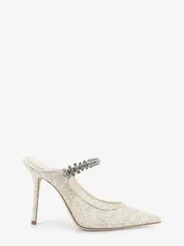 Jimmy Choo | Embroidered tulle décolleté