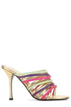 Valentino | Valentino Garavani Rockstud Open Toe Stiletto Mules