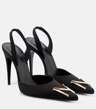 Magda Butrym | Logo slingback pumps