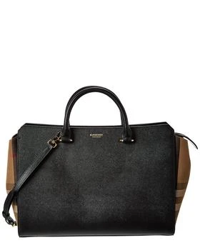 Burberry | Banwell Medium Leather
Check Canvas Satchel