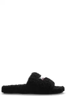 Balenciaga | Balenciaga Furry Slide Sandals