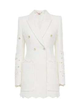 Chloé | Guipure Lace Double-Breasted Blazer