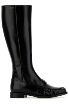 Prada | Prada Ruched Zipped Boots