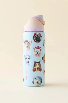 Owala Owala UO Exclusive Dog Collage FreeSip 32 oz Water Bottle