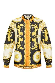 Versace | Versace Pattern-Printed Long-Sleeved Shirt