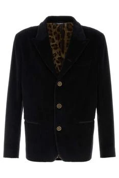 Dolce & Gabbana | Dolce & Gabbana Single-Breasted Corduroy Jacket