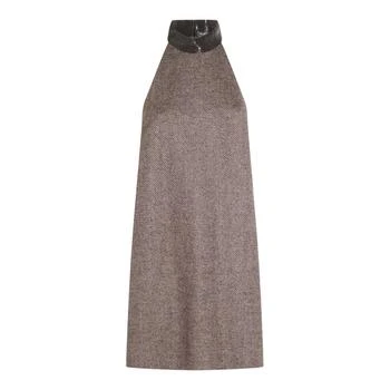 Brunello Cucinelli | Brunello Cucinelli Herringbone Tweed Dress