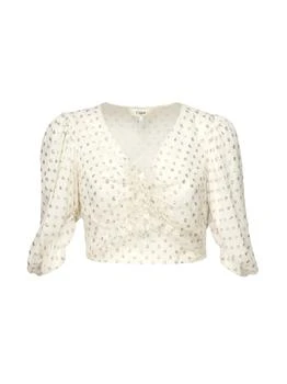 Chloé | Chloé Ruffled Polka Dot Blouse