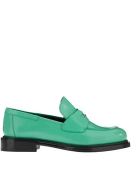 Salvatore Ferragamo | Women's Peny Strap Leather Loafers In Green